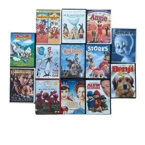 Bundle of 13 Family/ Children's  DVDs/movies